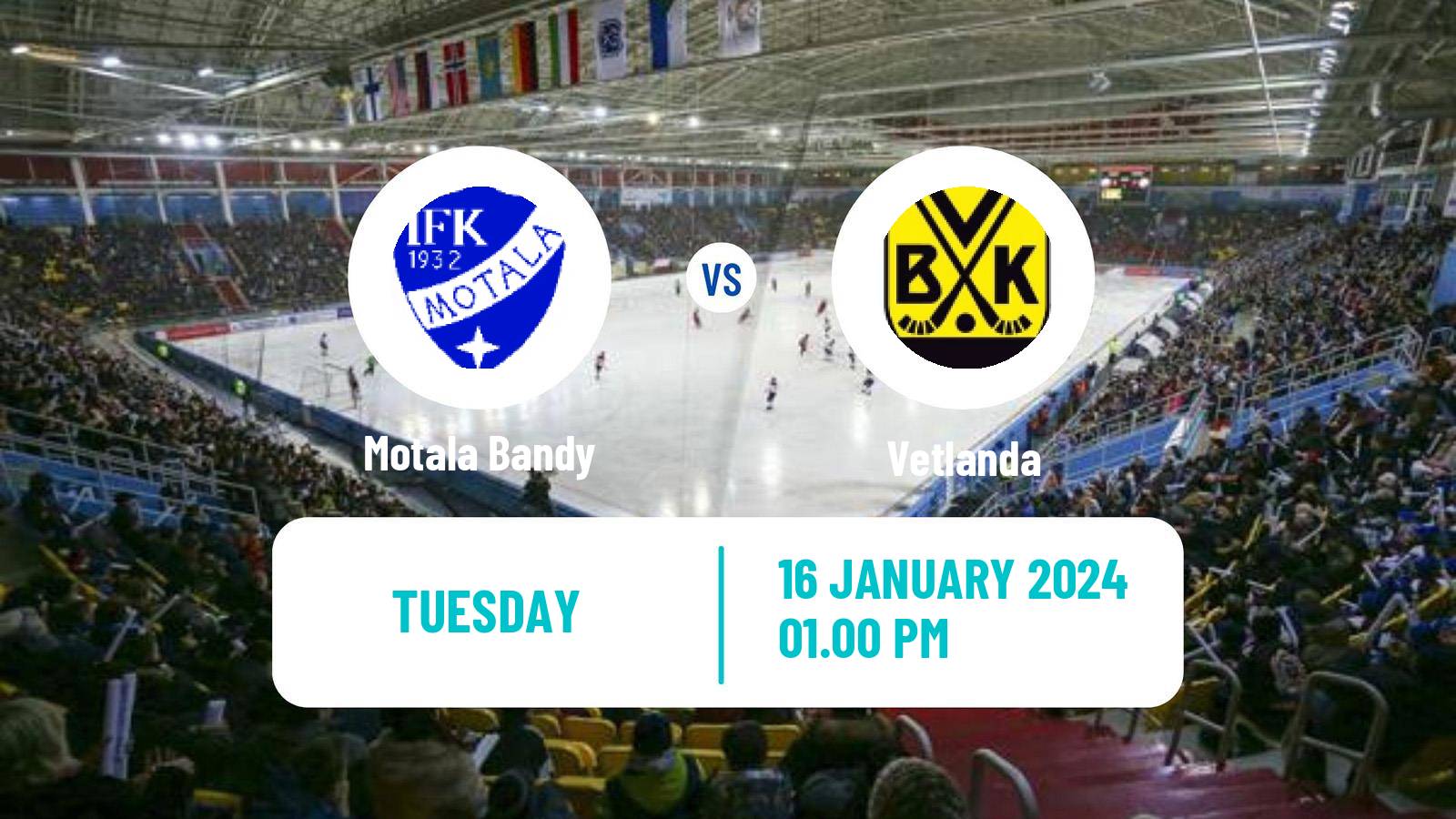 Bandy Swedish Elitserien Bandy Motala Bandy - Vetlanda