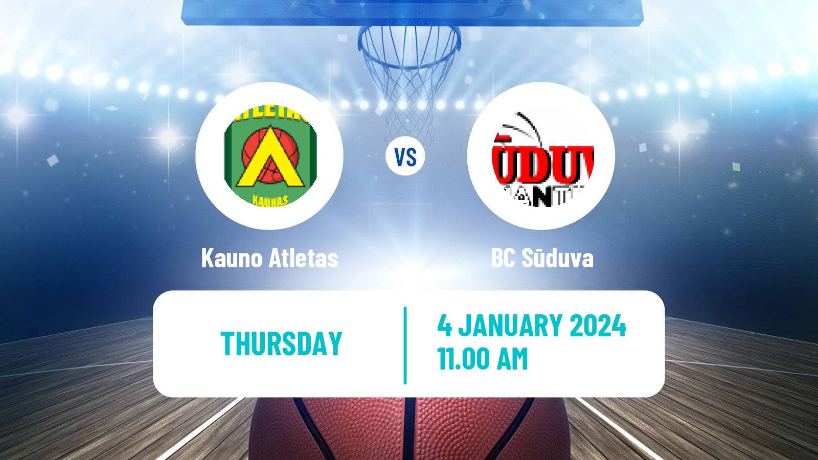 Basketball Lietuvos NKL Kauno Atletas - Sūduva