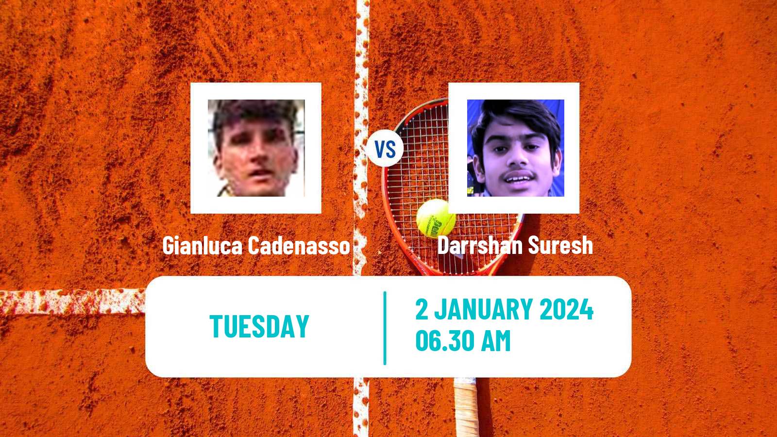 Tennis ITF M15 Kish Island Men Gianluca Cadenasso - Darrshan Suresh
