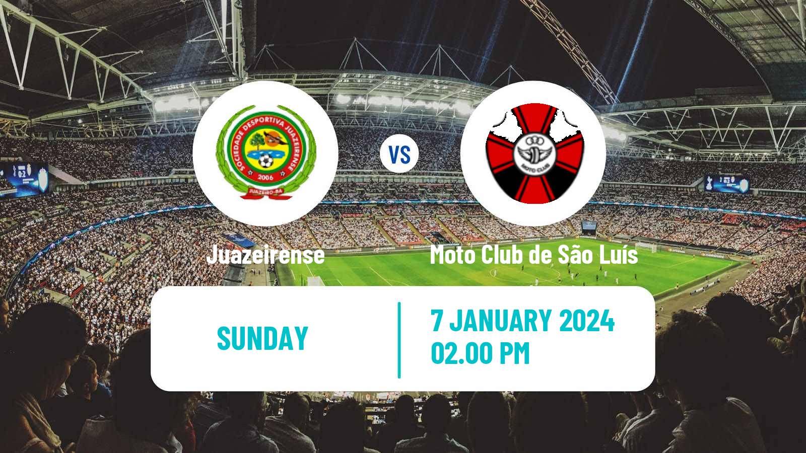 Soccer Brazilian Copa do Nordeste Juazeirense - Moto Club de São Luís