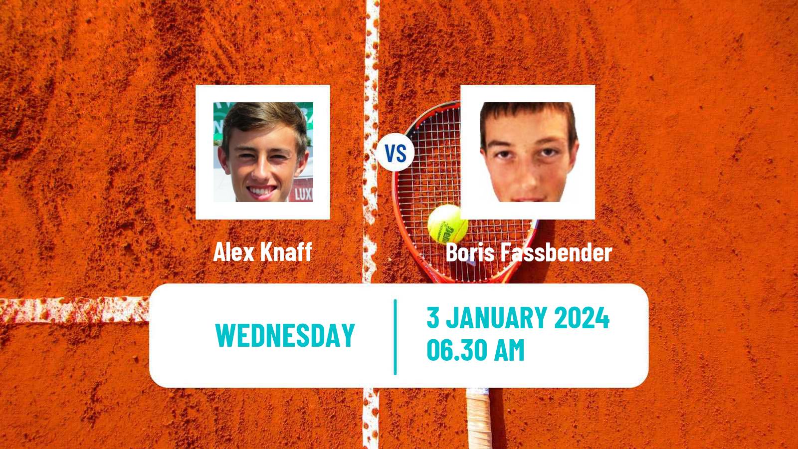 Tennis ITF M25 Esch Alzette Men Alex Knaff - Boris Fassbender