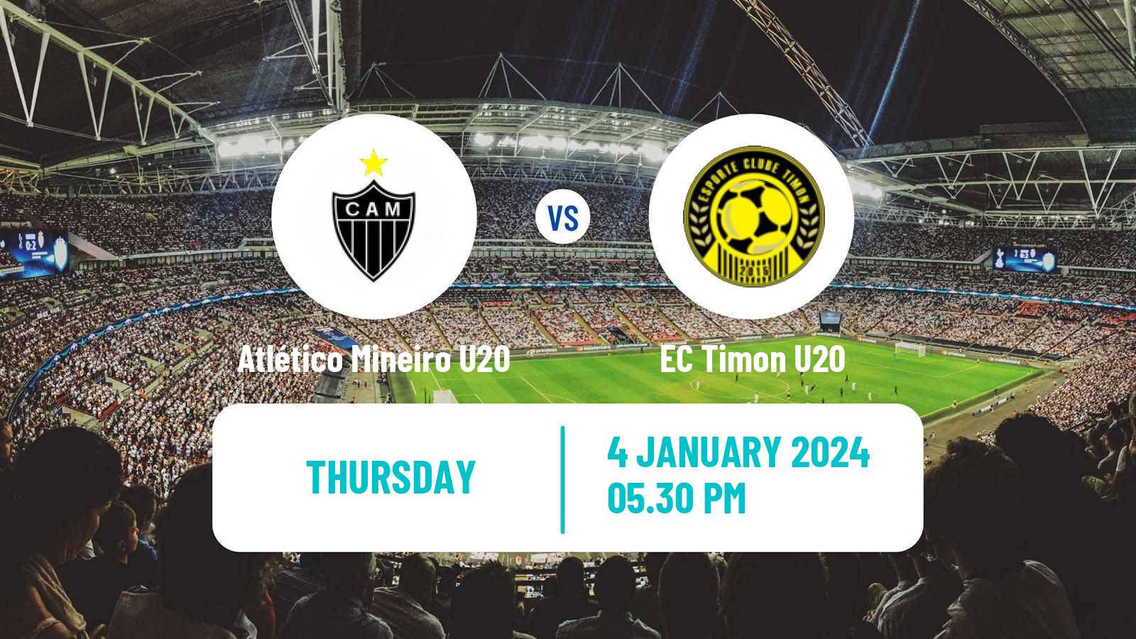 Football Brazilian Copa Sao Paulo de juniores Atlético Mineiro U20 - Timon U20