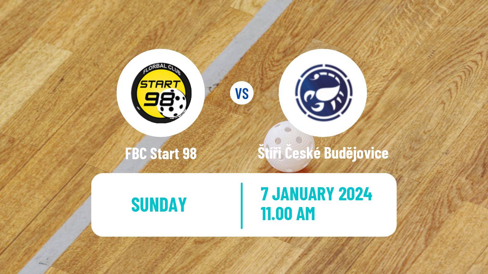 Floorball Czech 1 Liga Floorball Start 98 - Štíři České Budějovice