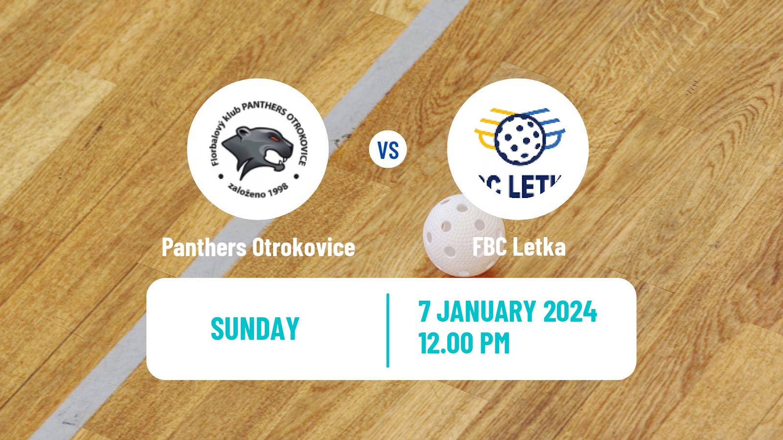Floorball Czech 1 Liga Floorball Panthers Otrokovice - Letka
