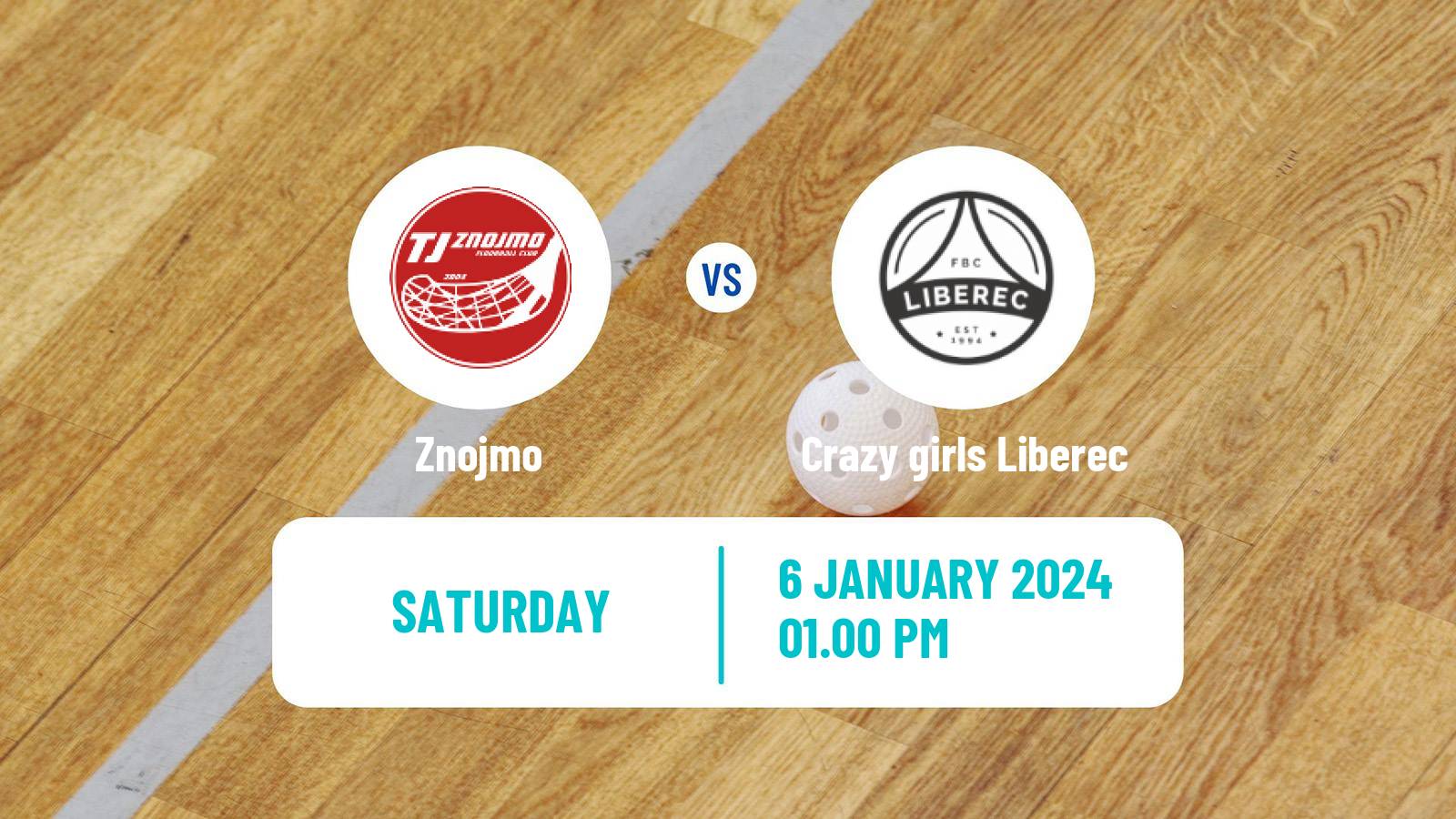 Floorball Czech Extraliga Floorball Women Znojmo - Crazy girls Liberec