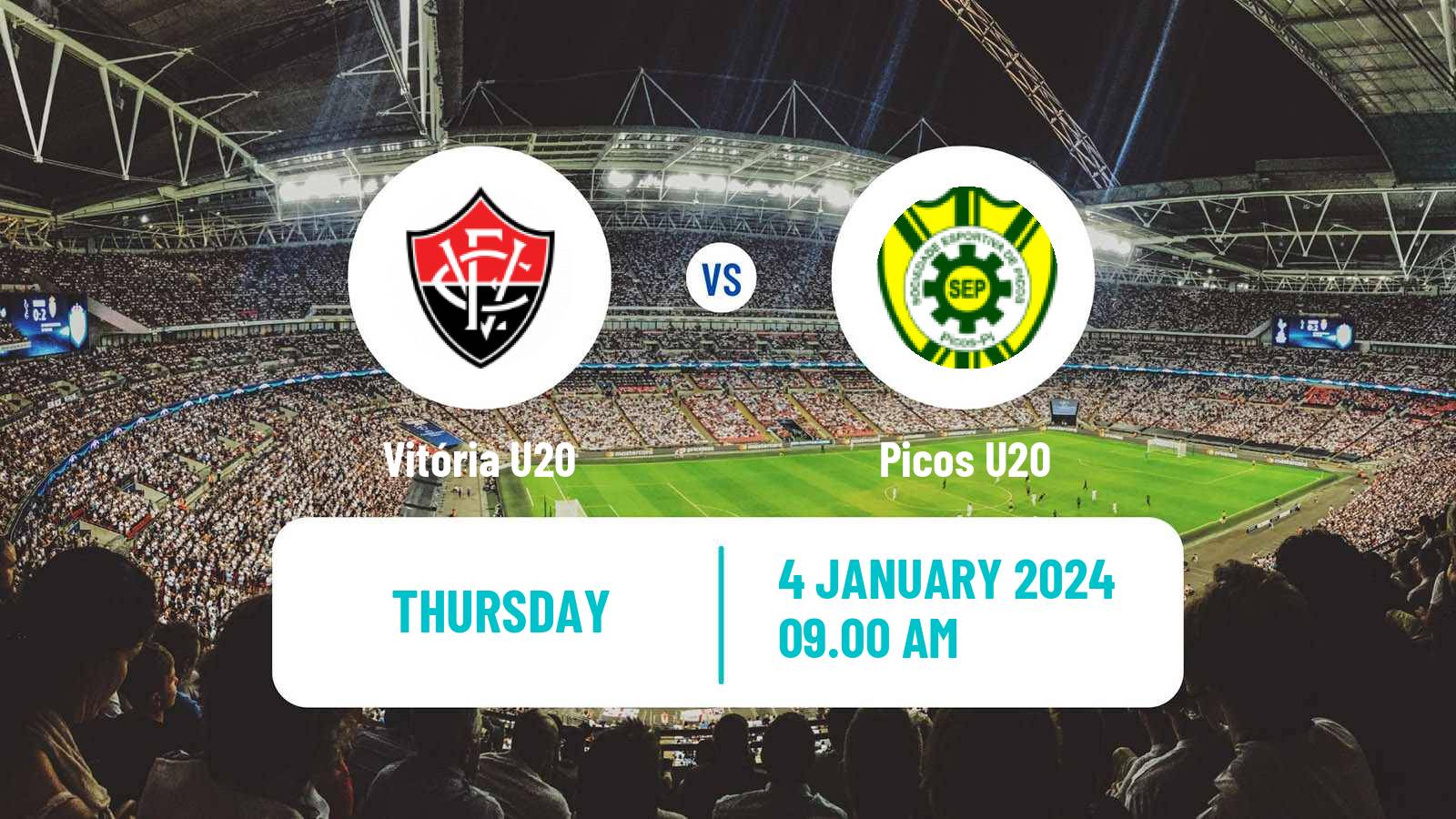 Soccer Brazilian Copa Sao Paulo de juniores Vitória U20 - Picos U20