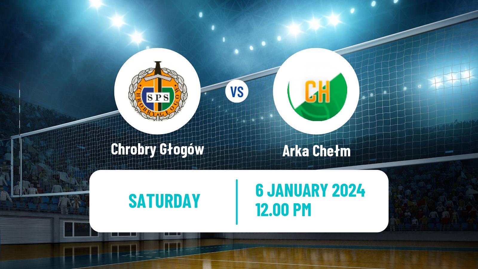 Volleyball Polish I Liga Volleyball Chrobry Głogów - Chełm