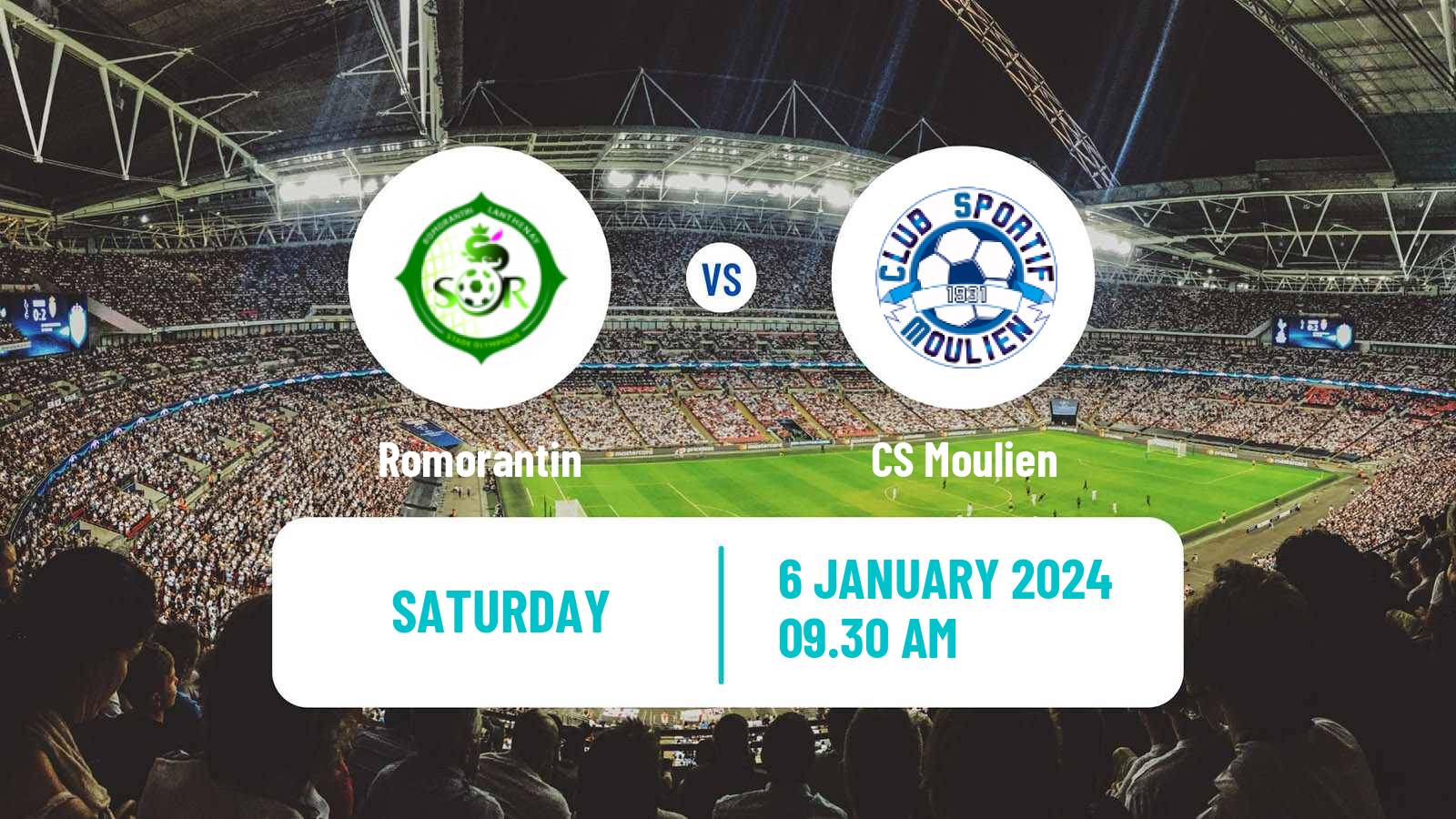 Soccer Coupe De France Romorantin - Moulien