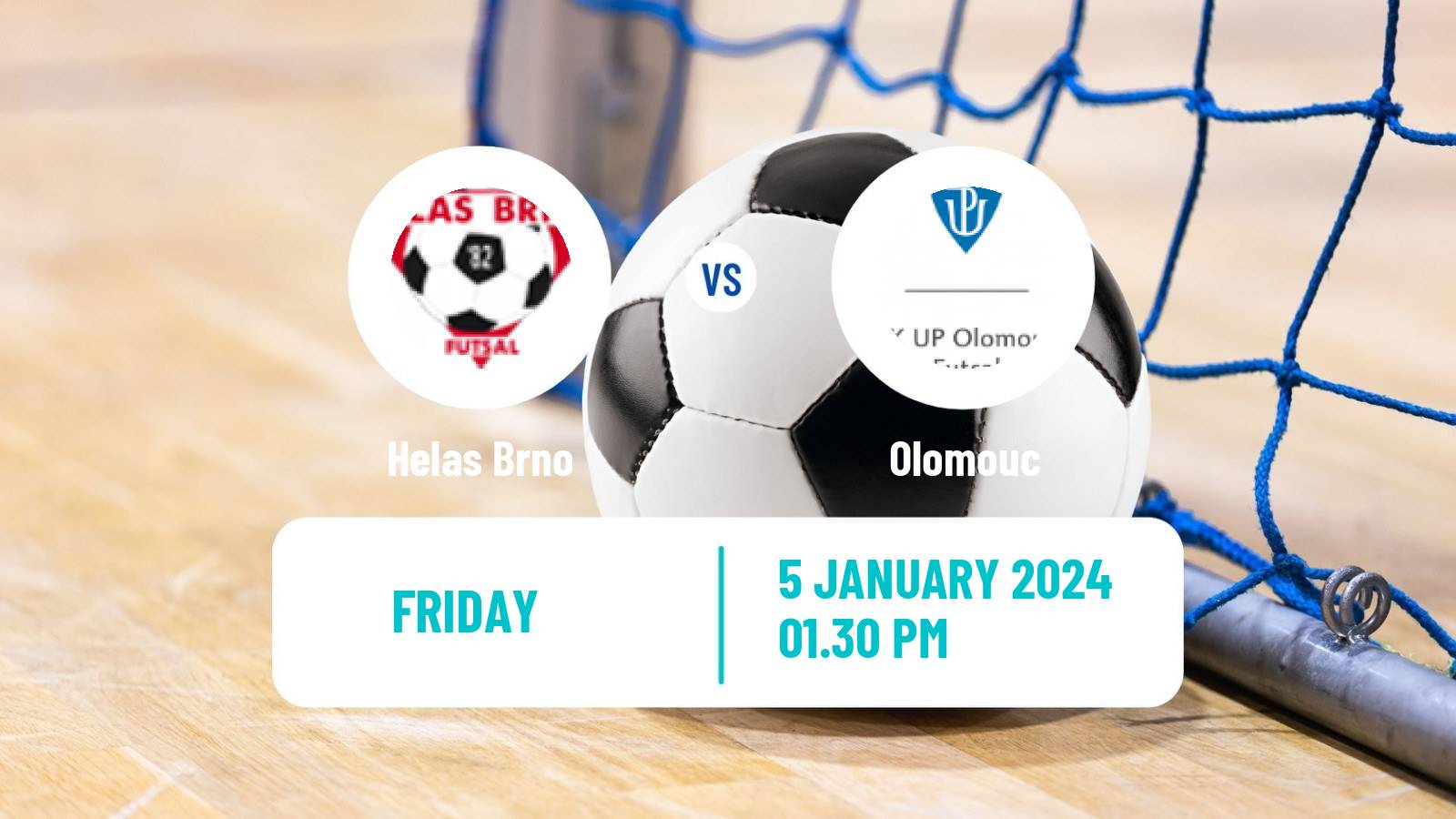 Futsal Czech 1 Futsal Liga Helas Brno - Olomouc