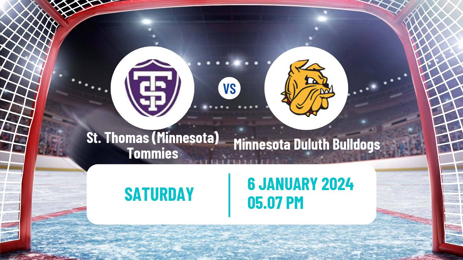 Hockey NCAA Hockey St. Thomas Minnesota Tommies - Minnesota Duluth Bulldogs