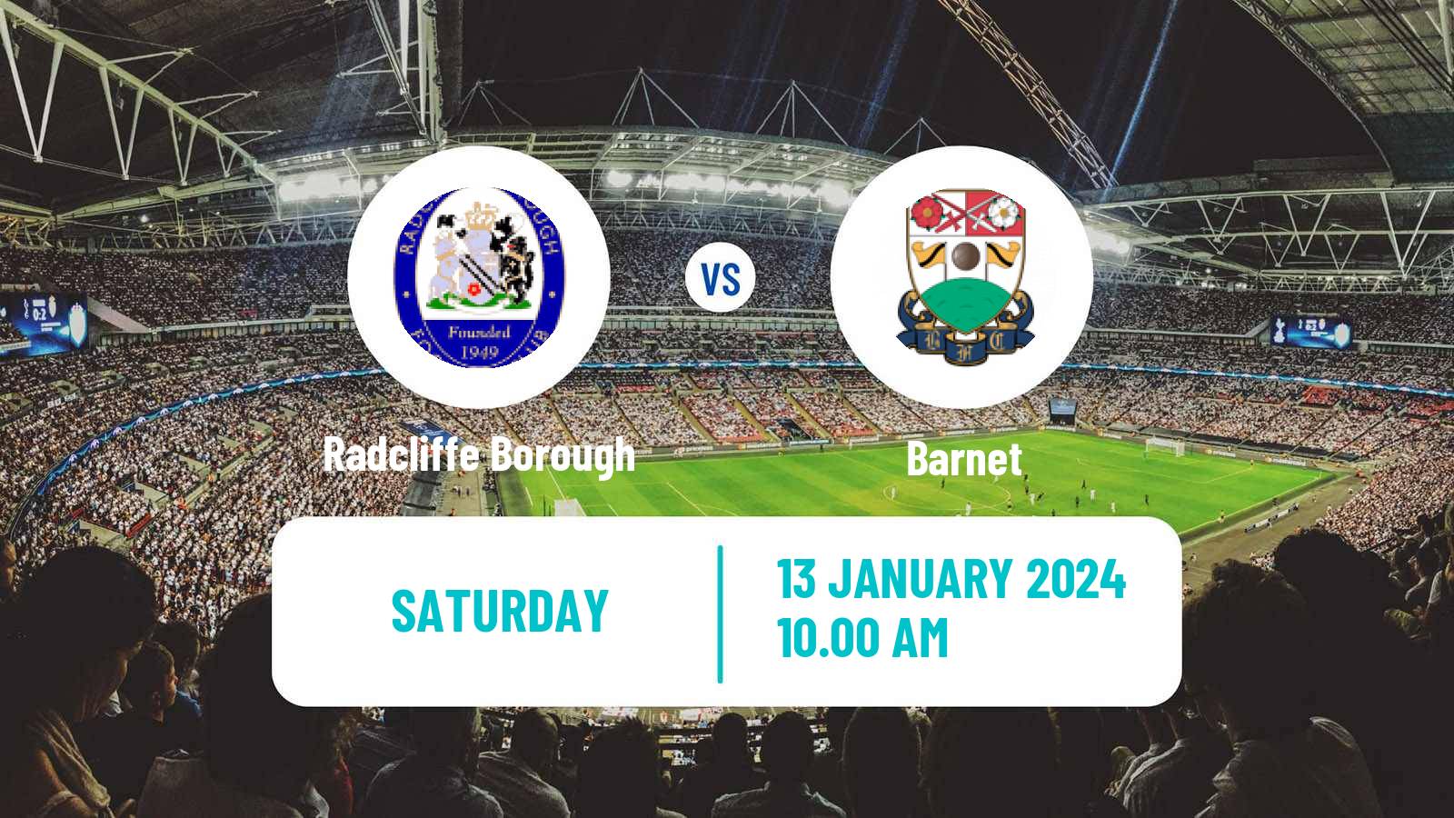 Soccer English FA Trophy Radcliffe - Barnet