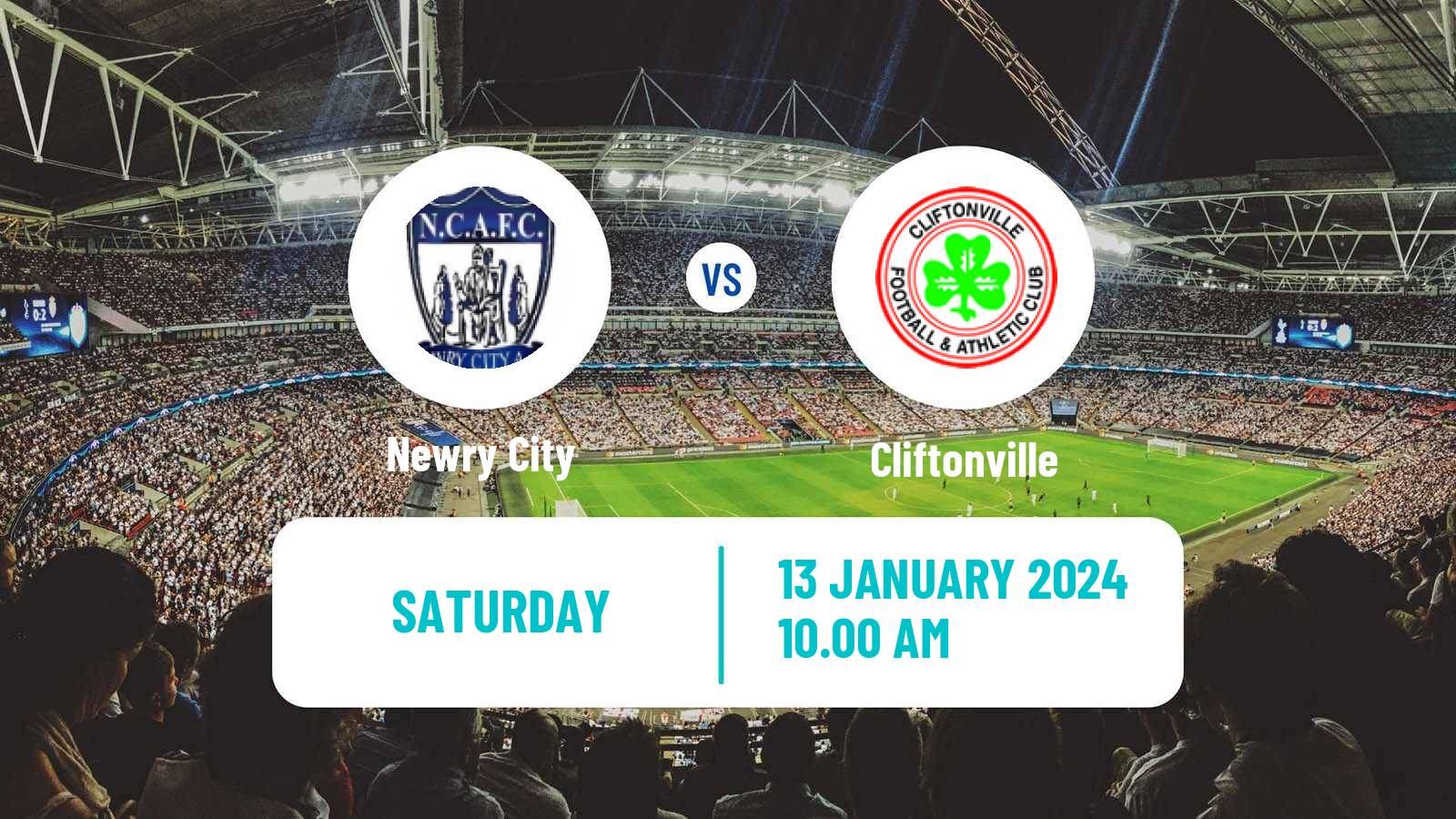 Football Northern Irish Premiership Newry City - Cliftonville