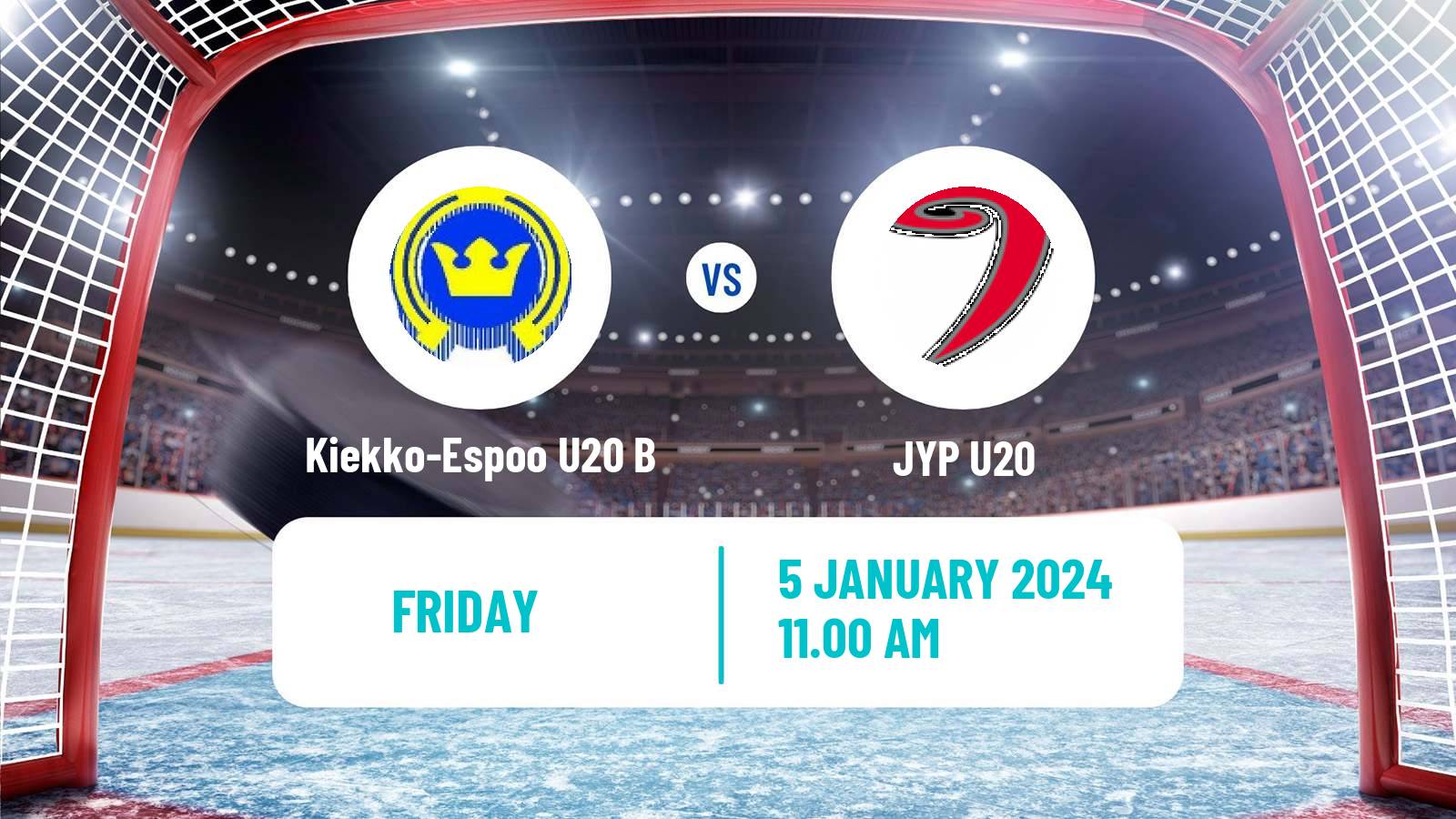 Hockey Finnish SM-sarja U20 Kiekko-Espoo U20 B - JYP U20