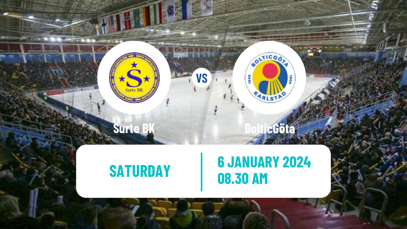Bandy Swedish Allsvenskan Bandy Surte - BolticGöta