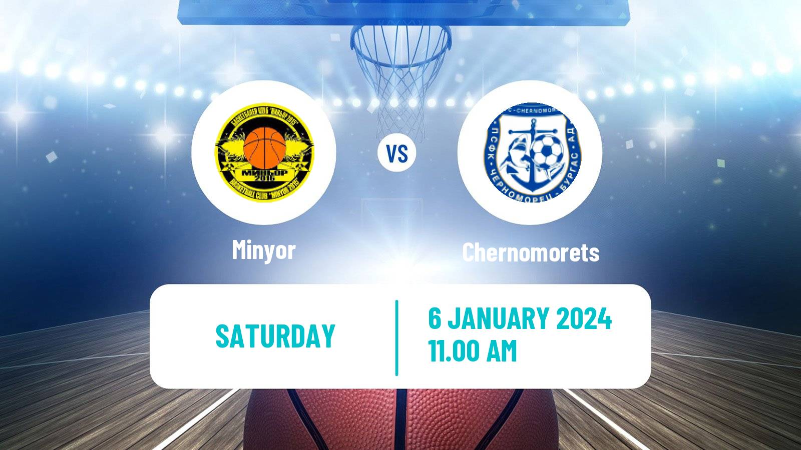 Basketball Bulgarian NBL Minyor - Chernomorets