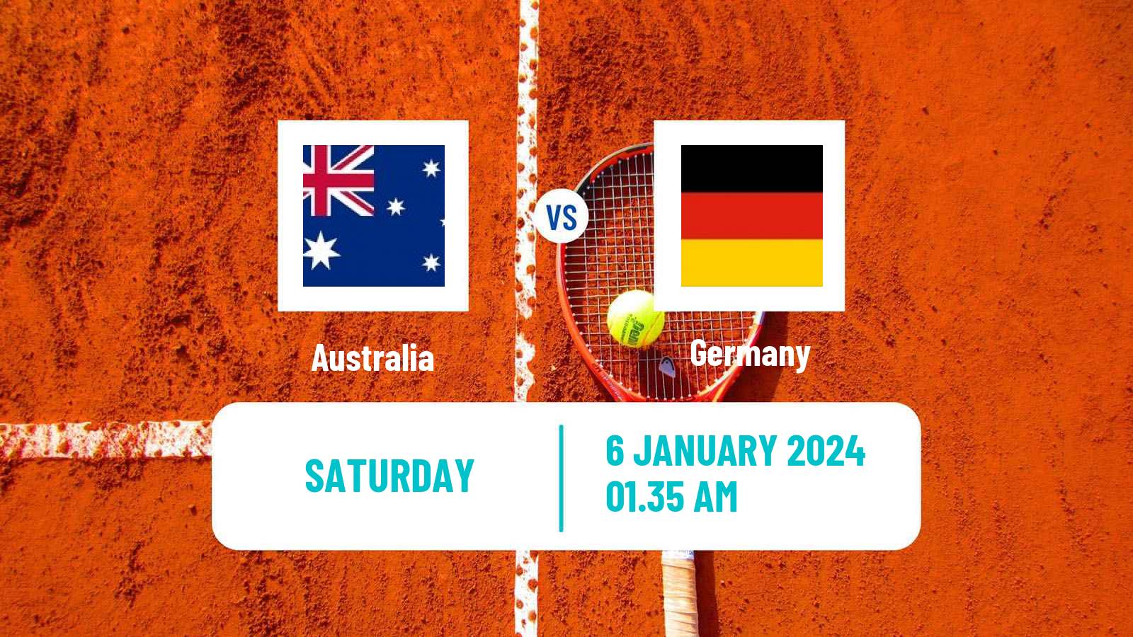 Tennis United Cup Teams Mix Tennis Australia - Germany