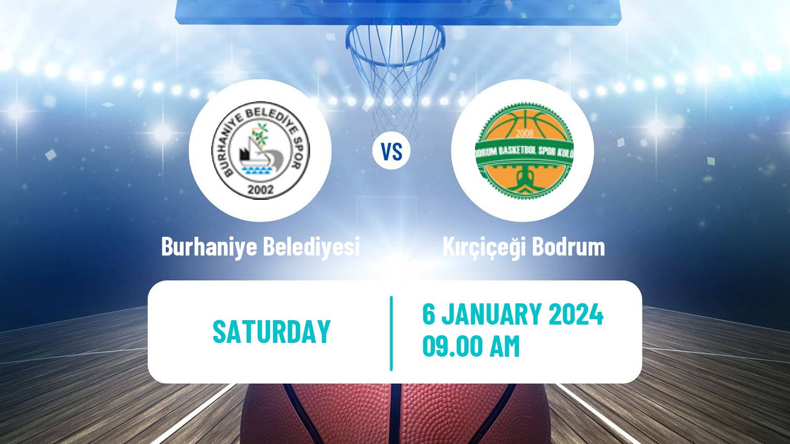 Basketball Turkish TKBL Women Burhaniye Belediyesi - Kırçiçeği Bodrum
