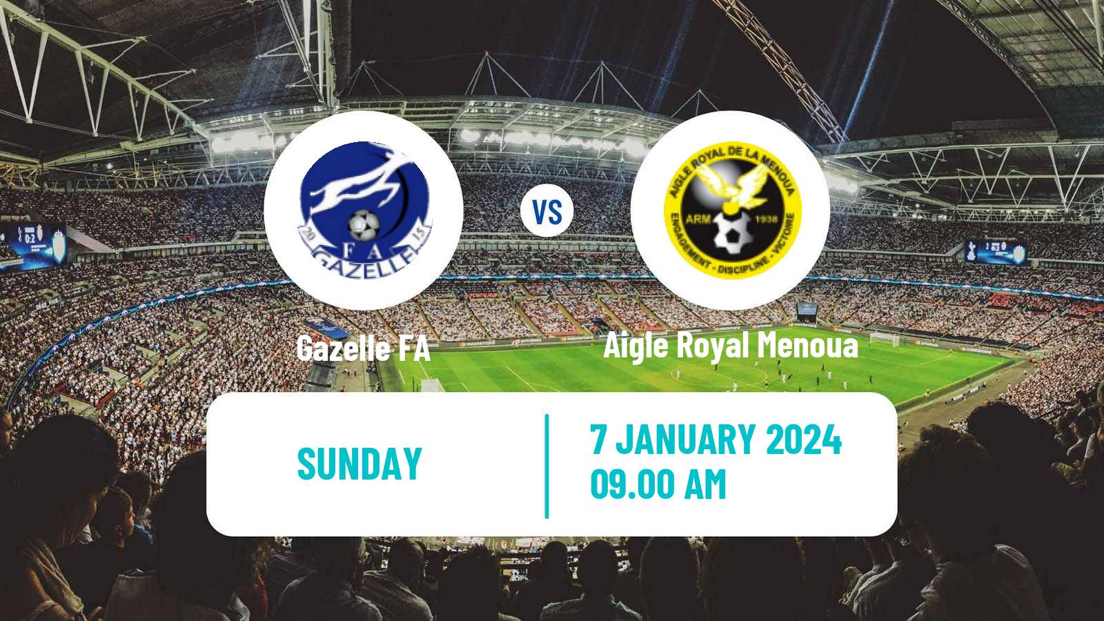 Soccer Cameroon Elite One Gazelle - Aigle Royal Menoua