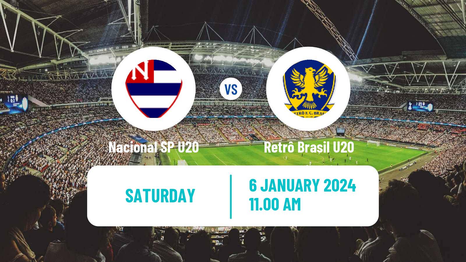 Soccer Brazilian Copa Sao Paulo de juniores Nacional SP U20 - Retrô Brasil U20