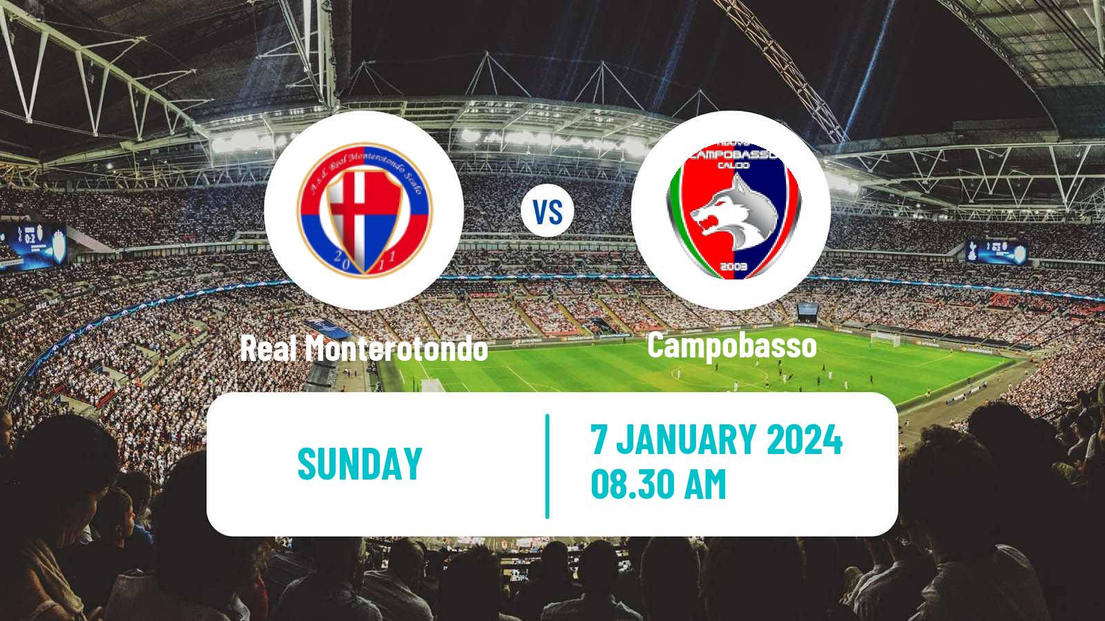 Soccer Italian Serie D - Group F Real Monterotondo - Campobasso