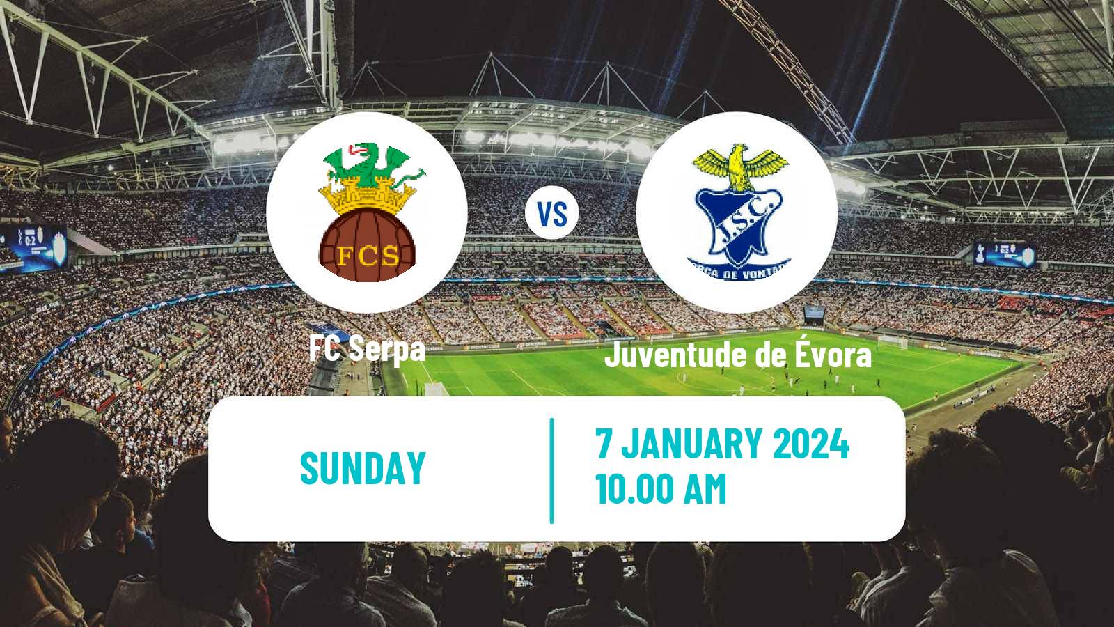 Soccer Campeonato de Portugal - Group D Serpa - Juventude de Évora