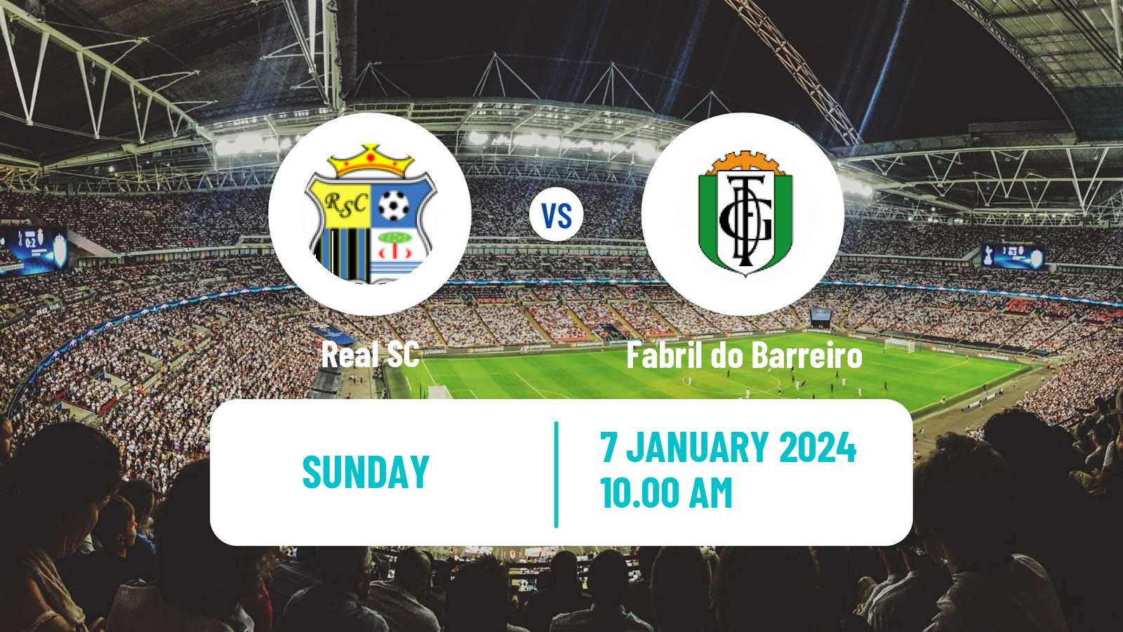Soccer Campeonato de Portugal - Group D Real SC - Fabril do Barreiro