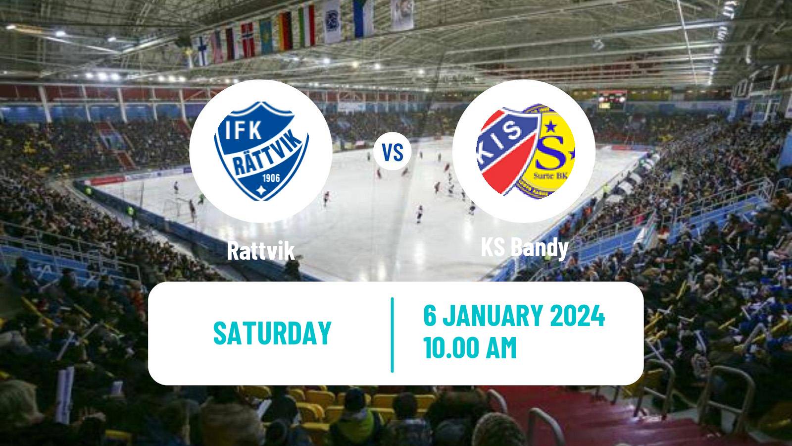 Bandy Swedish Elitserien Bandy Women Rattvik - KS Bandy