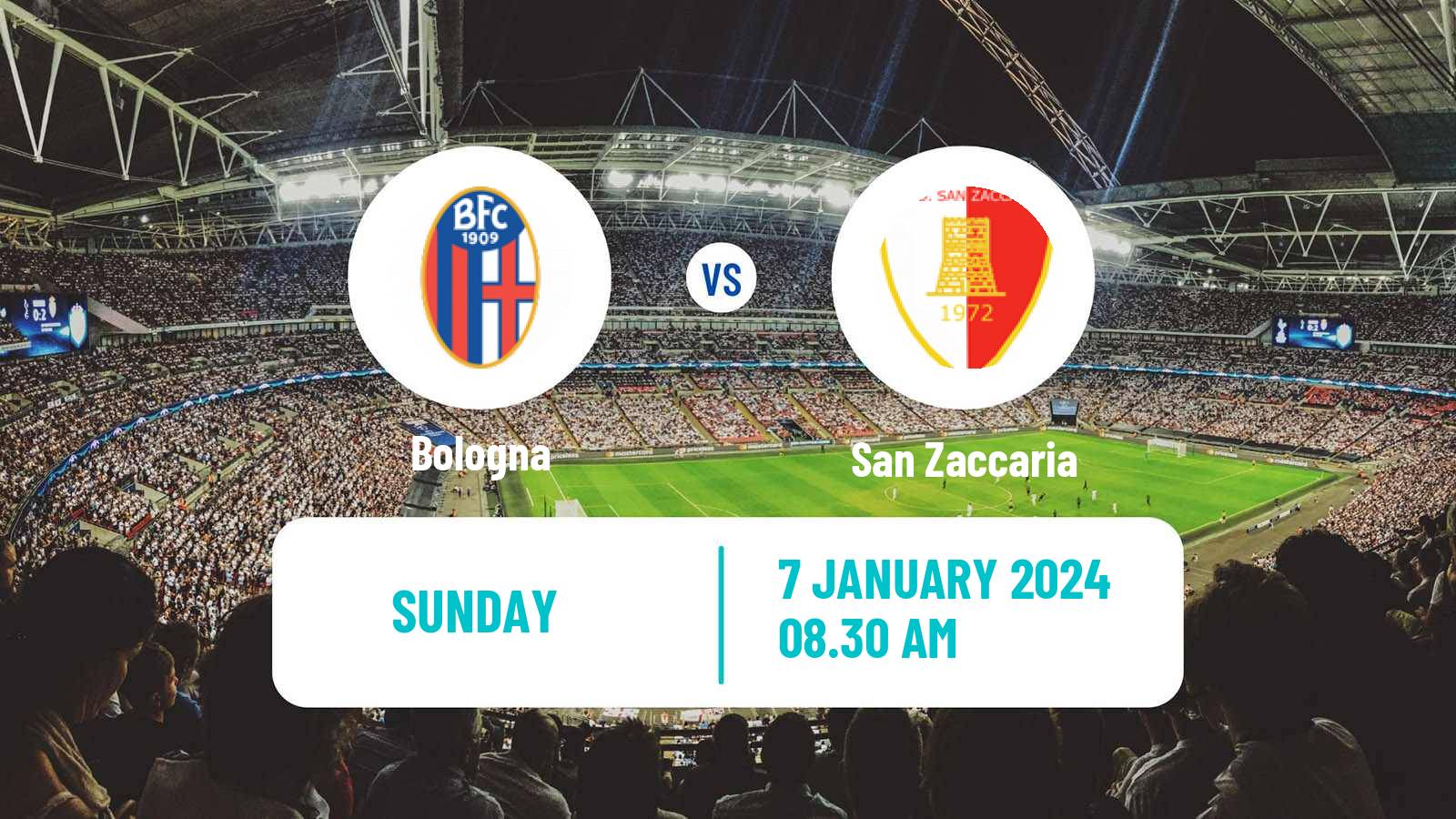 Soccer Italian Serie B Women Bologna - San Zaccaria
