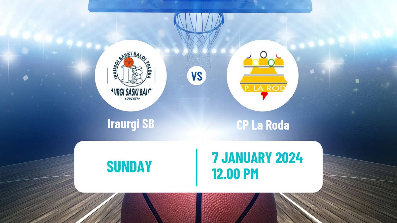Basketball Spanish LEB Plata Iraurgi SB - La Roda