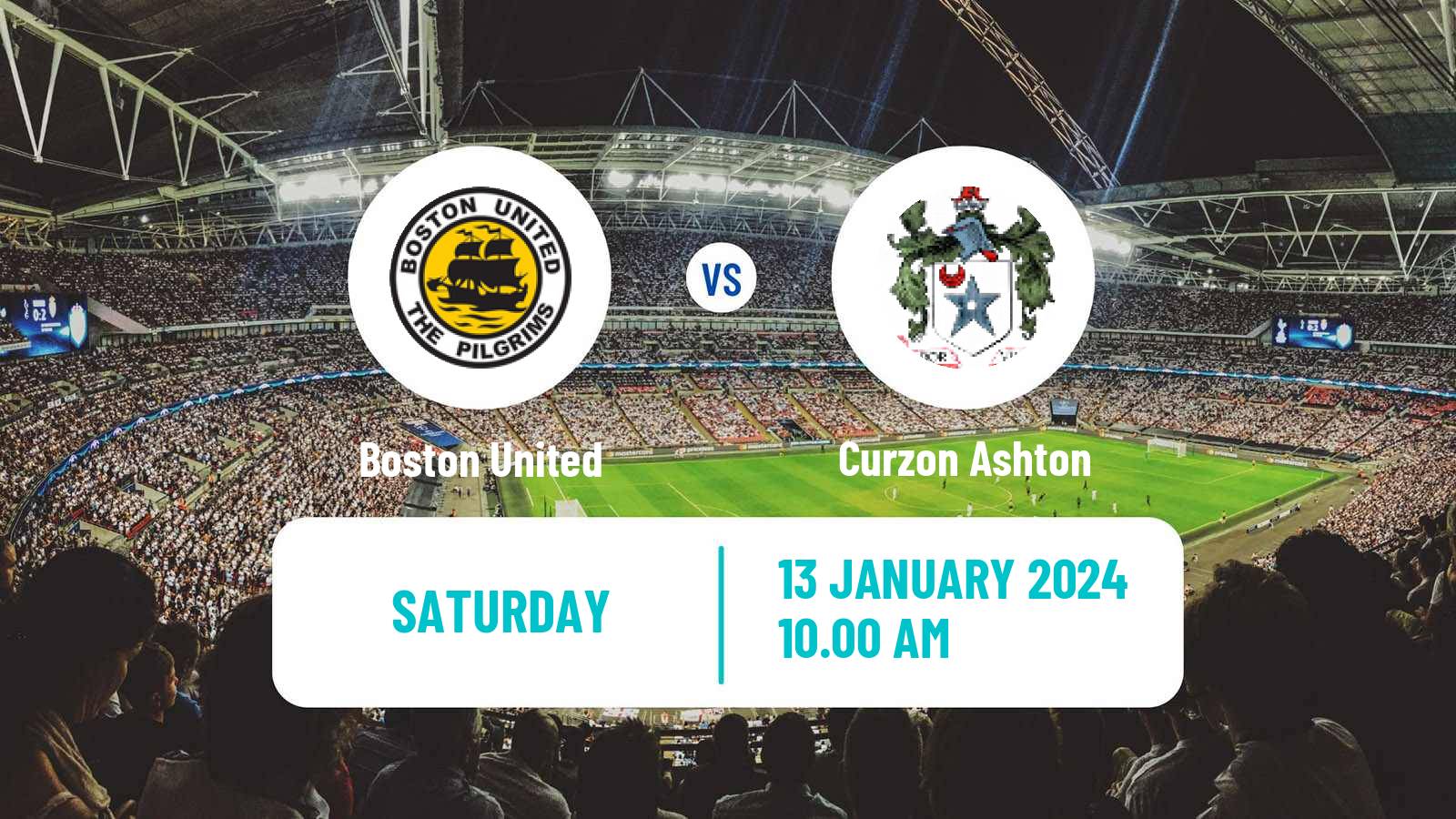 Soccer English National League North Boston United - Curzon Ashton