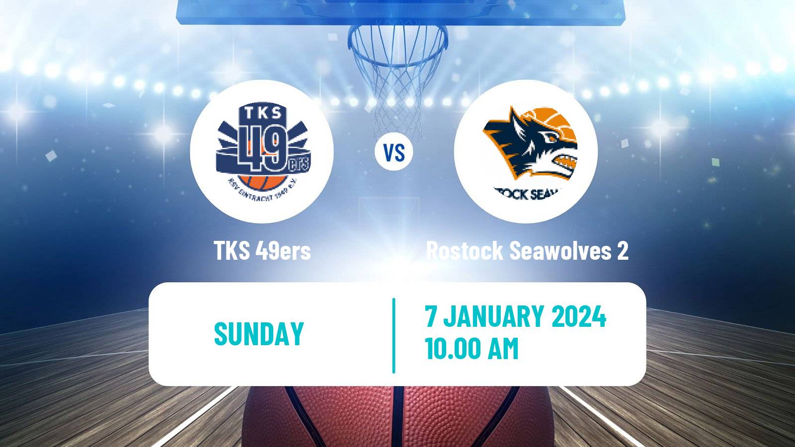 Basketball German Pro B Basketball TKS 49ers - Rostock Seawolves 2