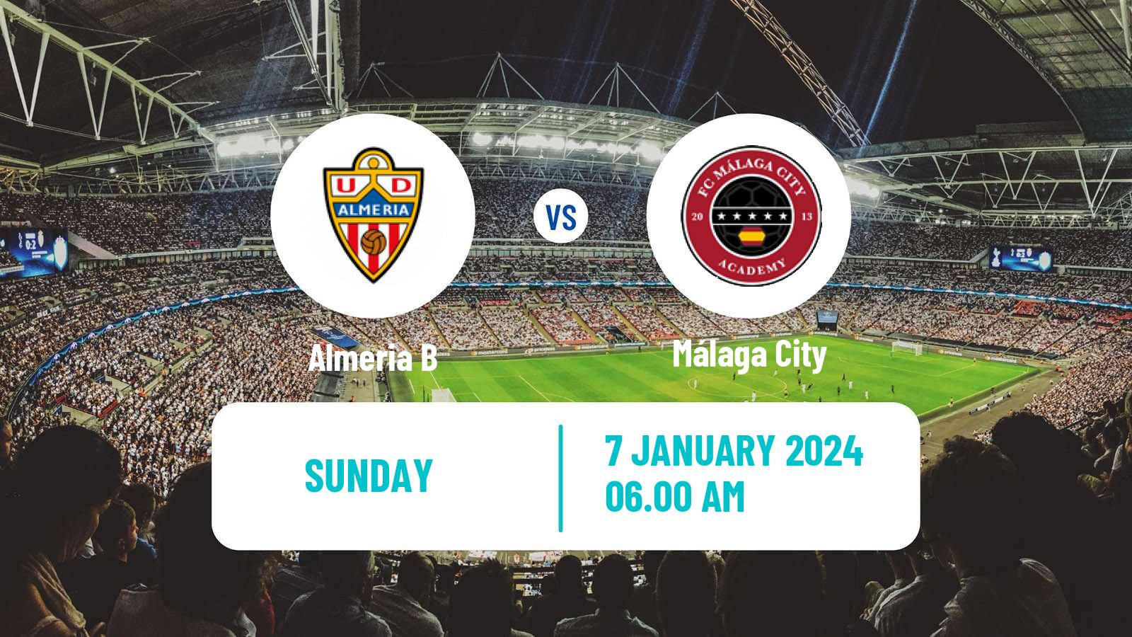 Soccer Spanish Tercera RFEF - Group 9 Almeria B - Málaga City