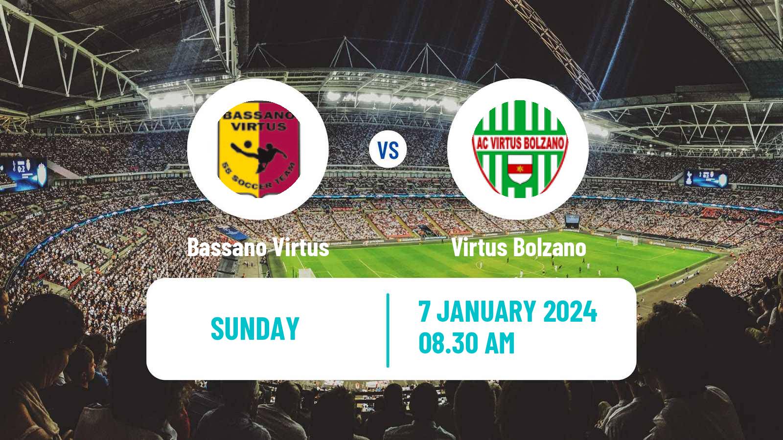 Soccer Italian Serie D - Group C Bassano Virtus - Virtus Bolzano