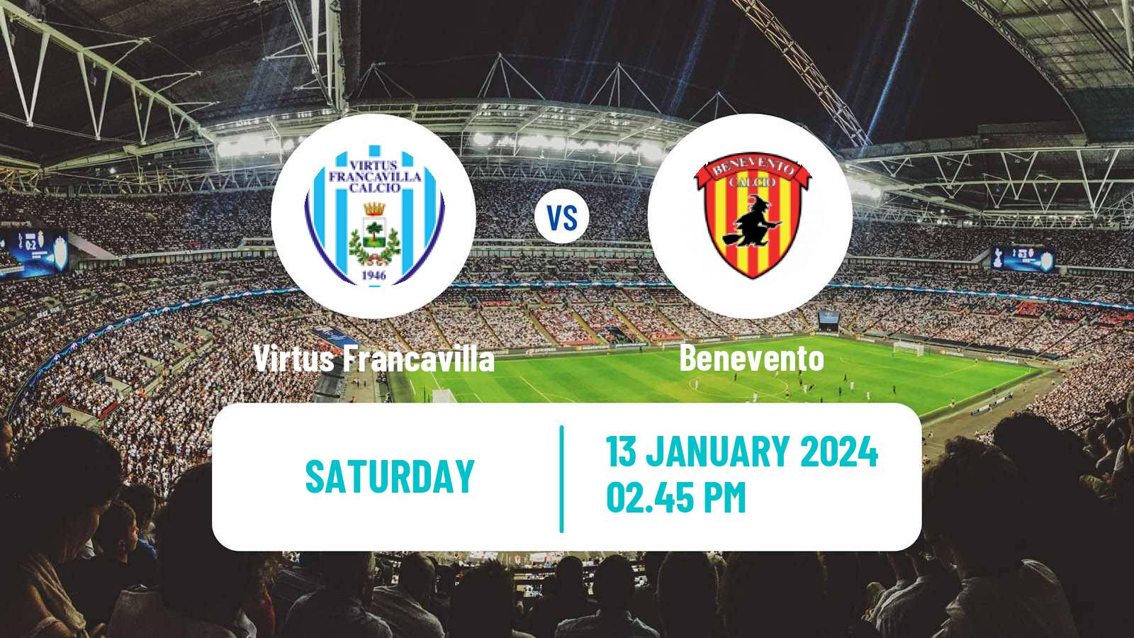 Football Italian Serie C Group C Virtus Francavilla - Benevento