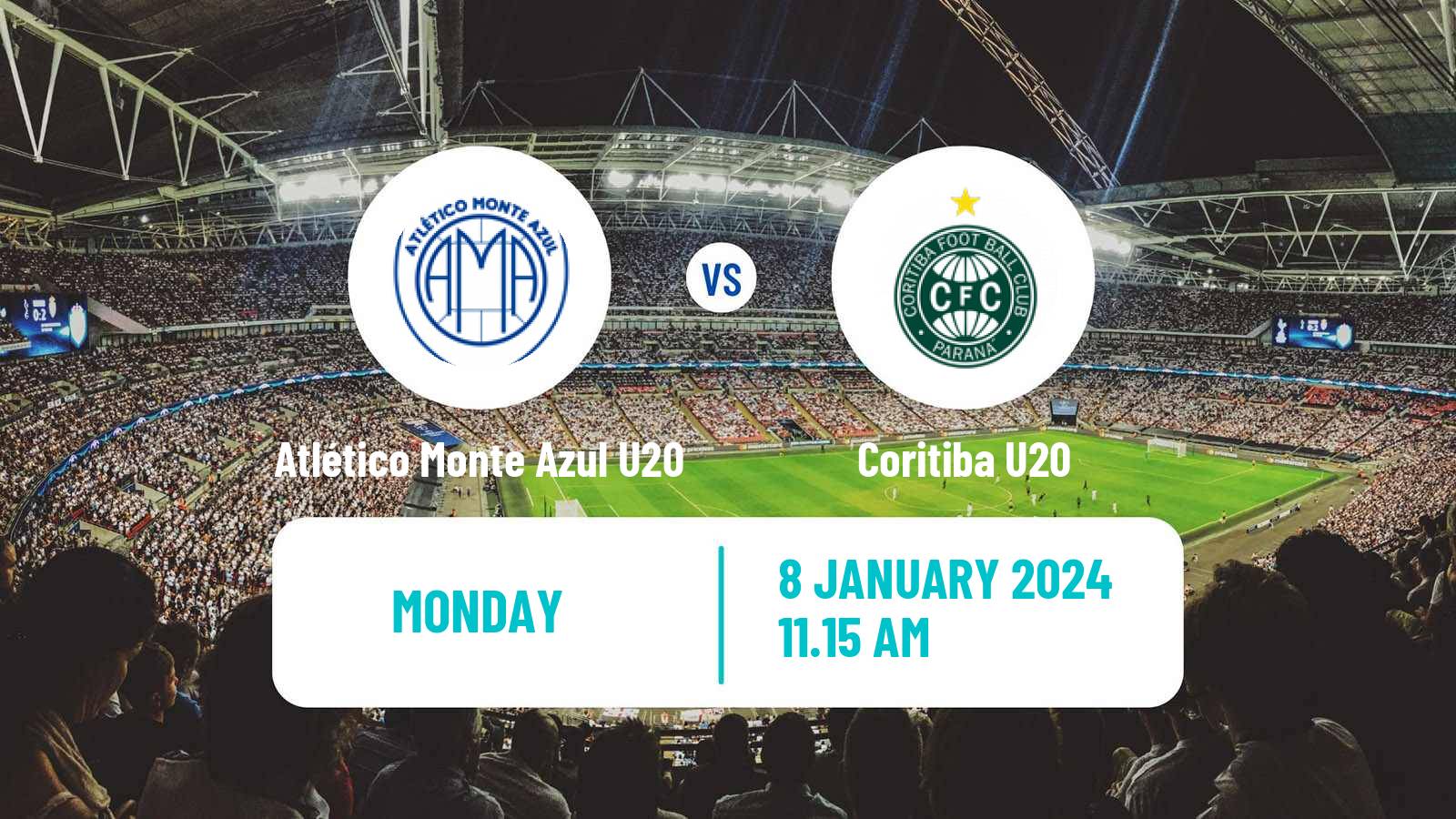 Soccer Brazilian Copa Sao Paulo de juniores Atlético Monte Azul U20 - Coritiba U20