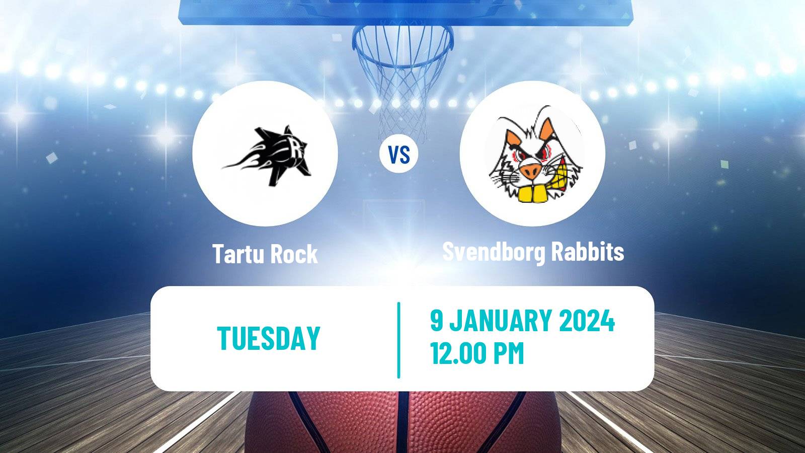 Basketball ENBL Tartu Rock - Svendborg Rabbits