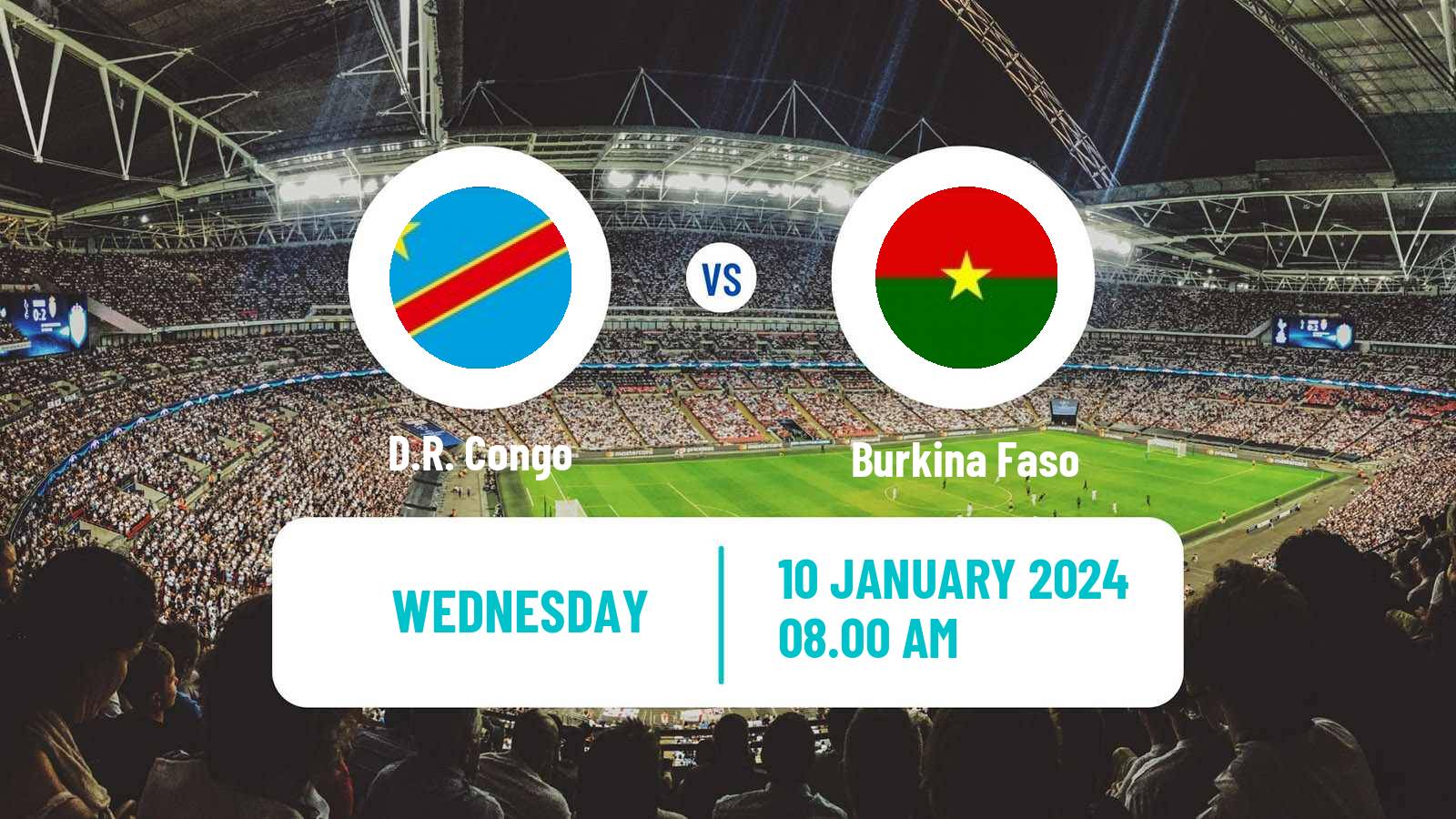 Football Friendly D.R. Congo - Burkina Faso