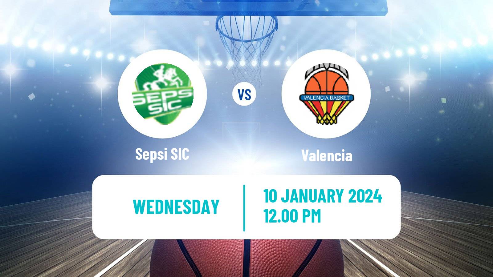 Basketball Euroleague Women Sepsi SIC - Valencia