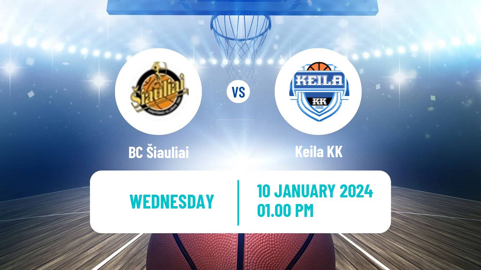 Basketball ENBL Šiauliai - Keila