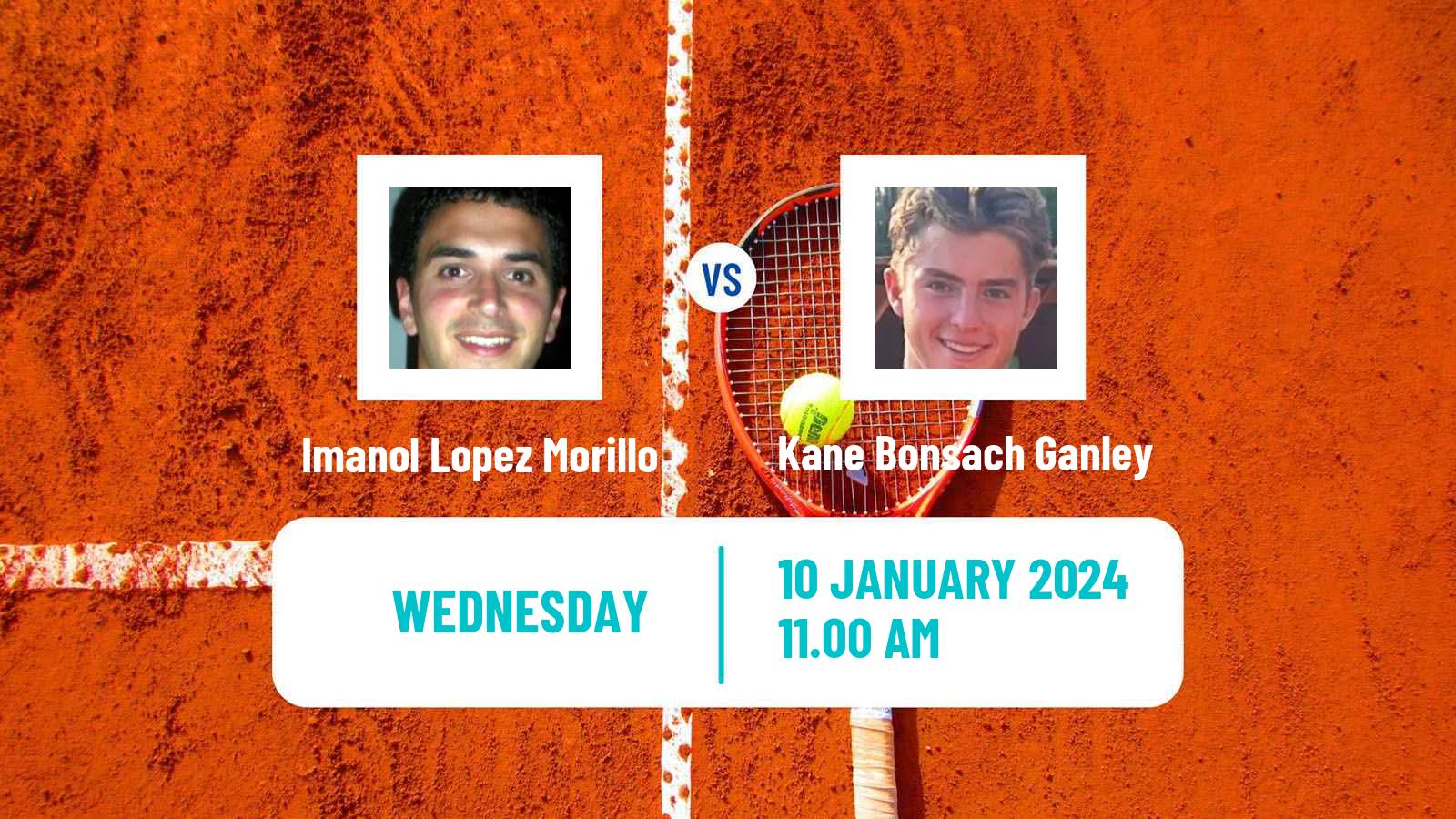 Tennis ITF M15 Manacor Men Imanol Lopez Morillo - Kane Bonsach Ganley