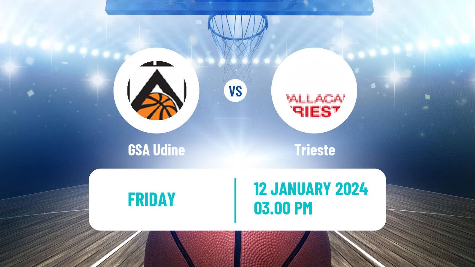 Basketball Italian Serie A2 Basketball Udine - Trieste