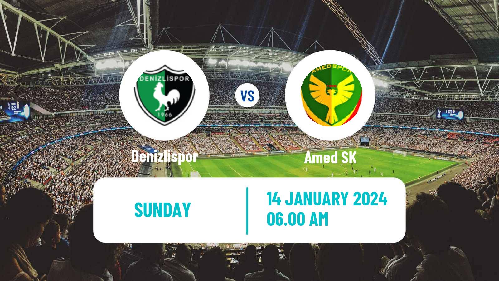 Soccer Turkish Second League Red Group Denizlispor - Amed SK