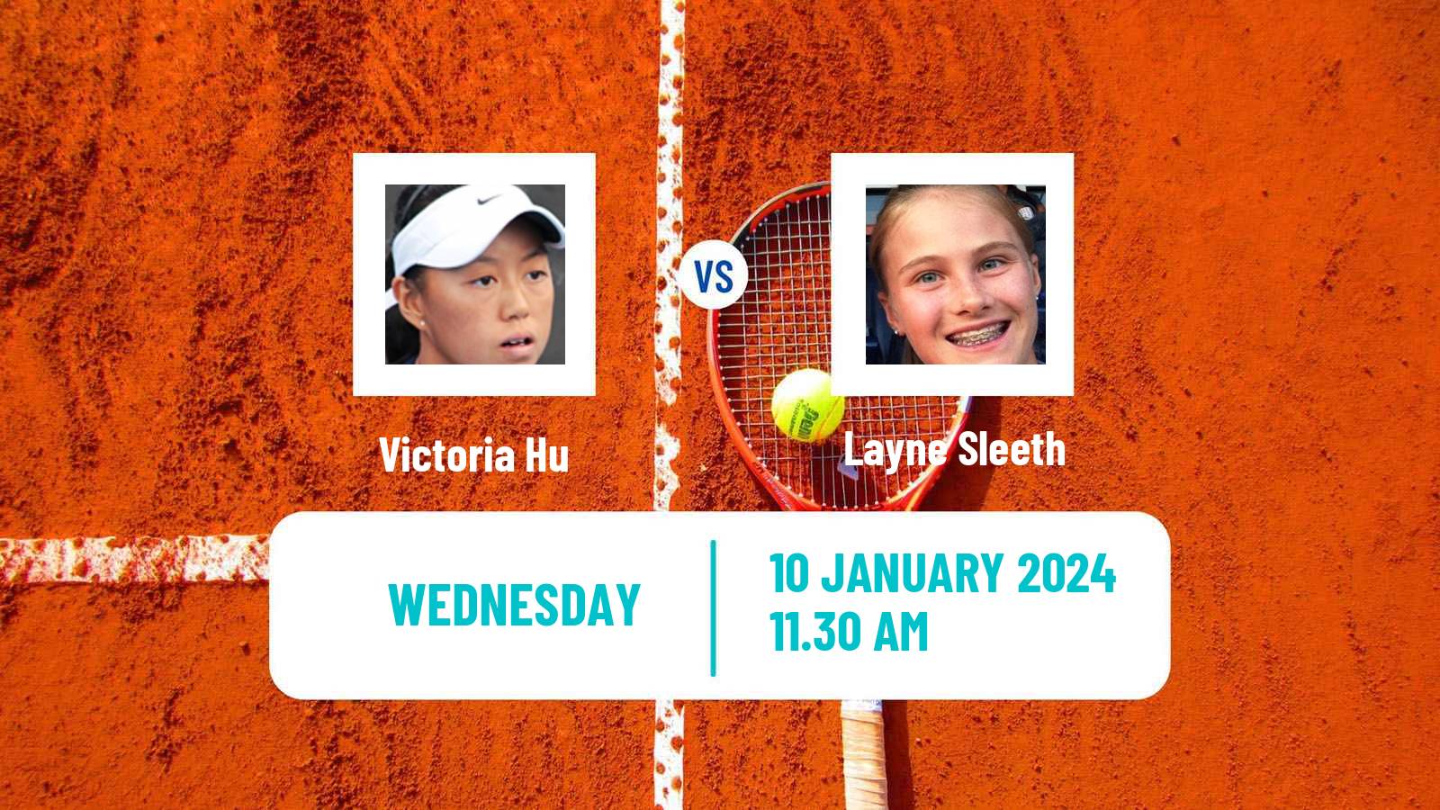 Tennis ITF W35 Naples Fl Women Victoria Hu - Layne Sleeth