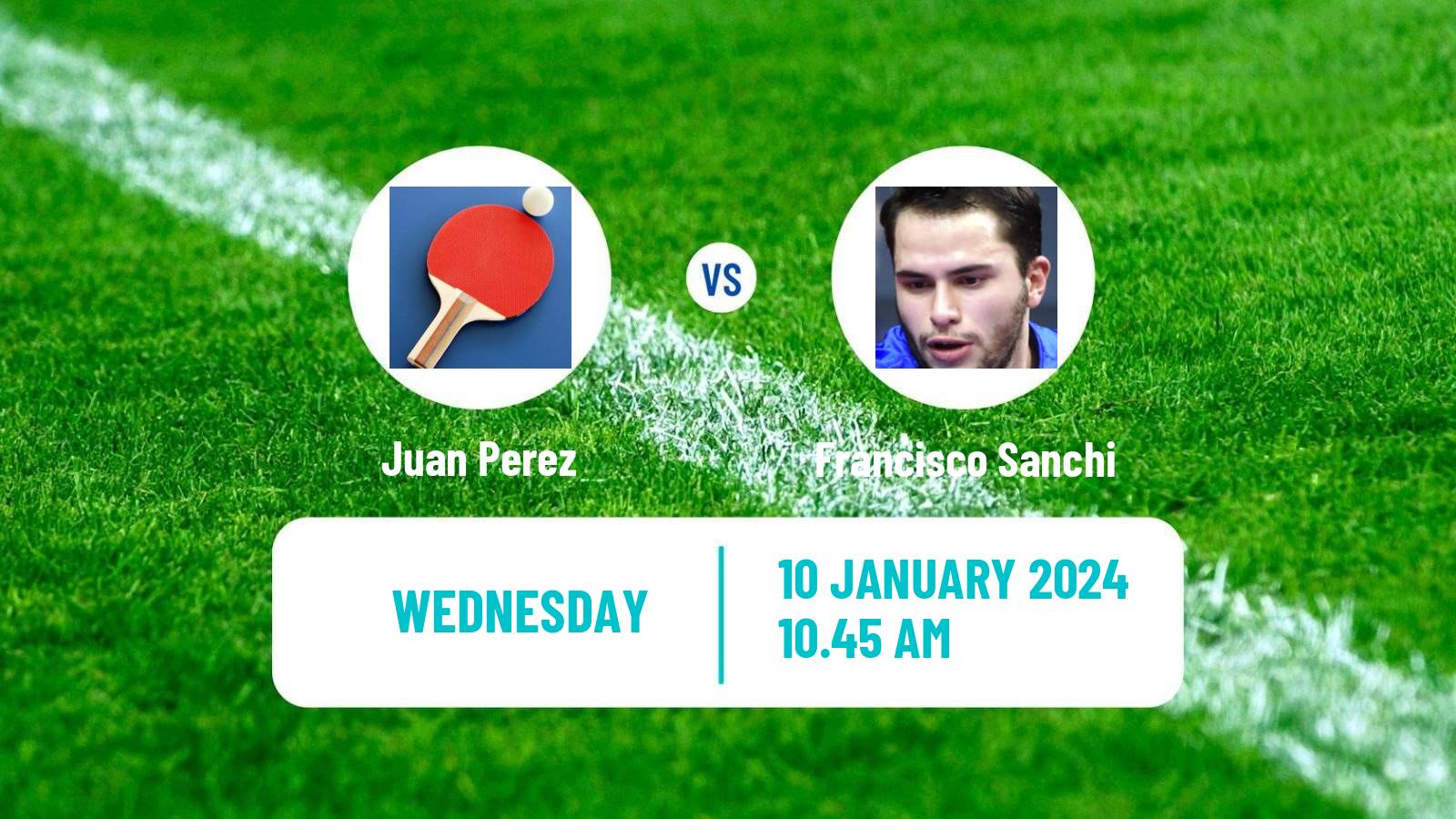 Table tennis Tt Star Series Men Juan Perez - Francisco Sanchi