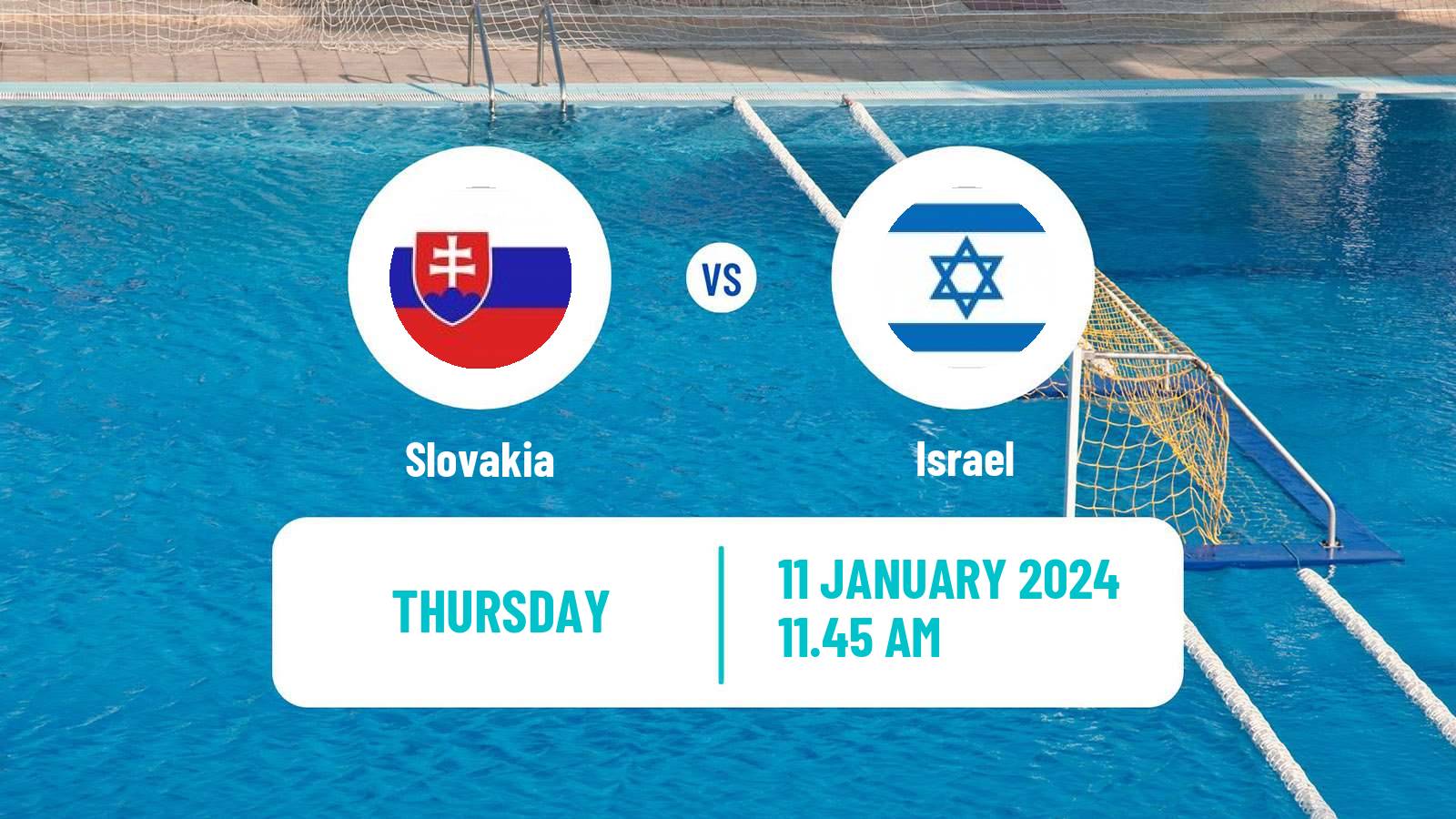 Water polo European Championship Water Polo Slovakia - Israel