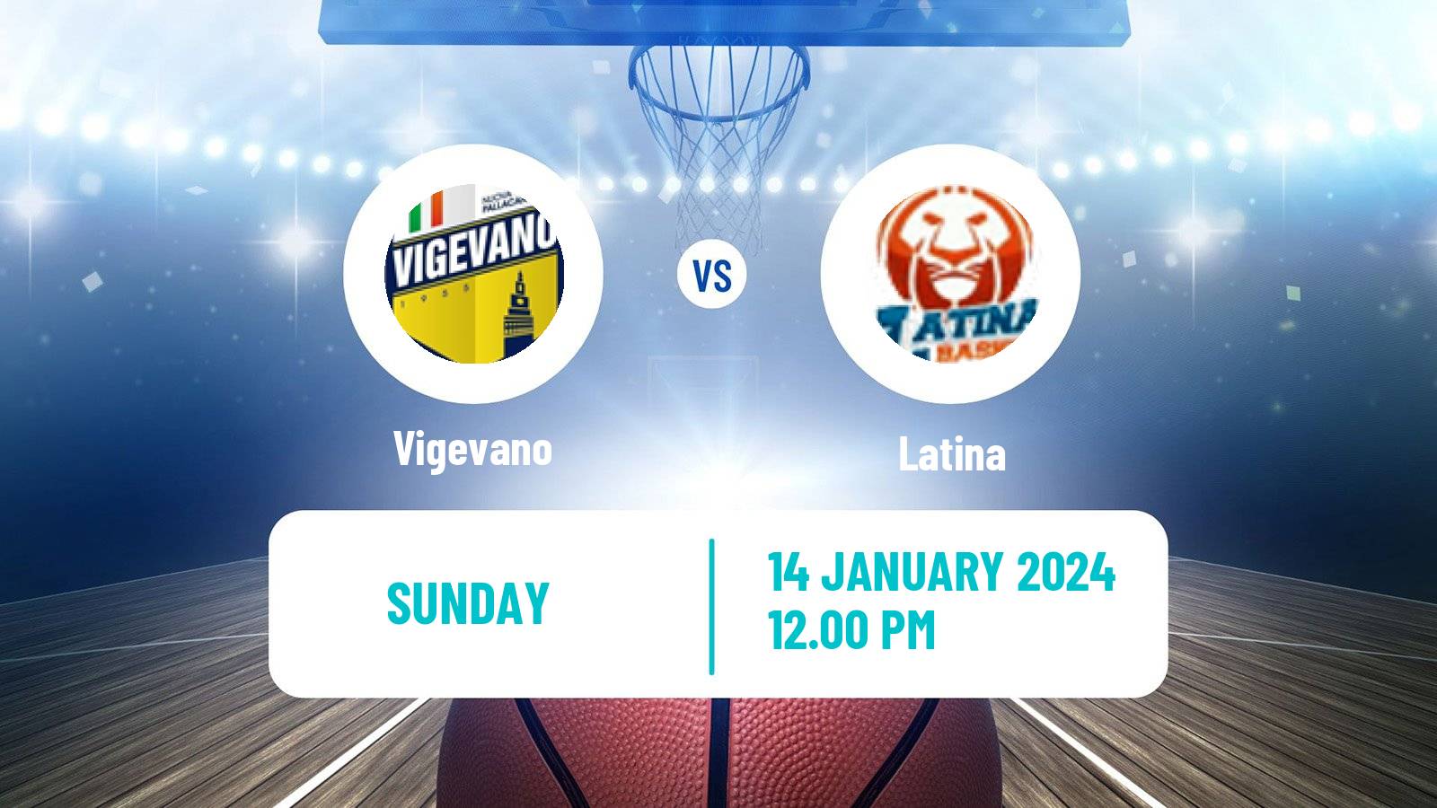 Basketball Italian Serie A2 Basketball Vigevano - Latina