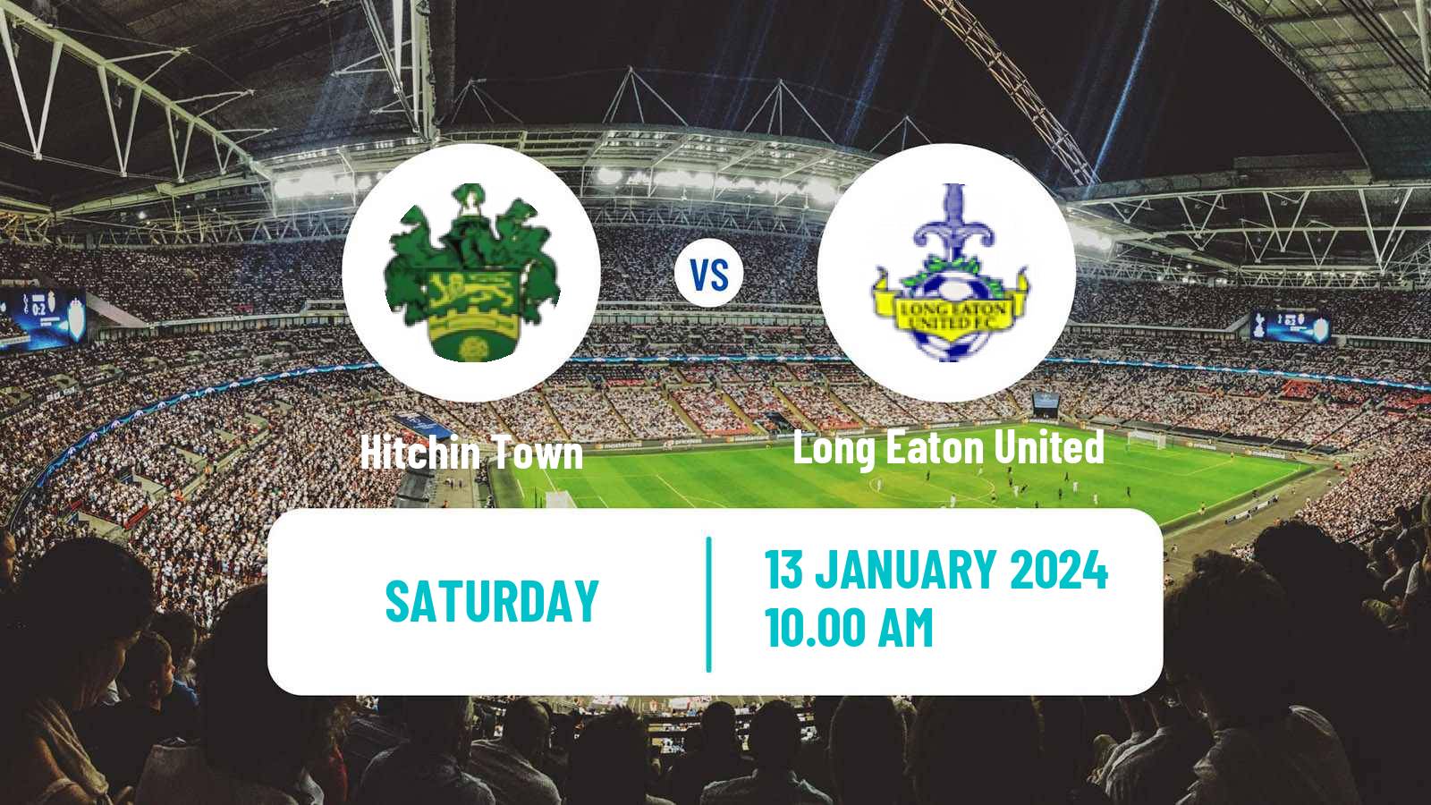 Soccer English Southern League Central Division Hitchin Town - Long Eaton United