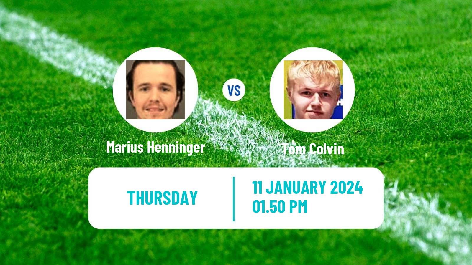 Table tennis Challenger Series Men Marius Henninger - Tom Colvin