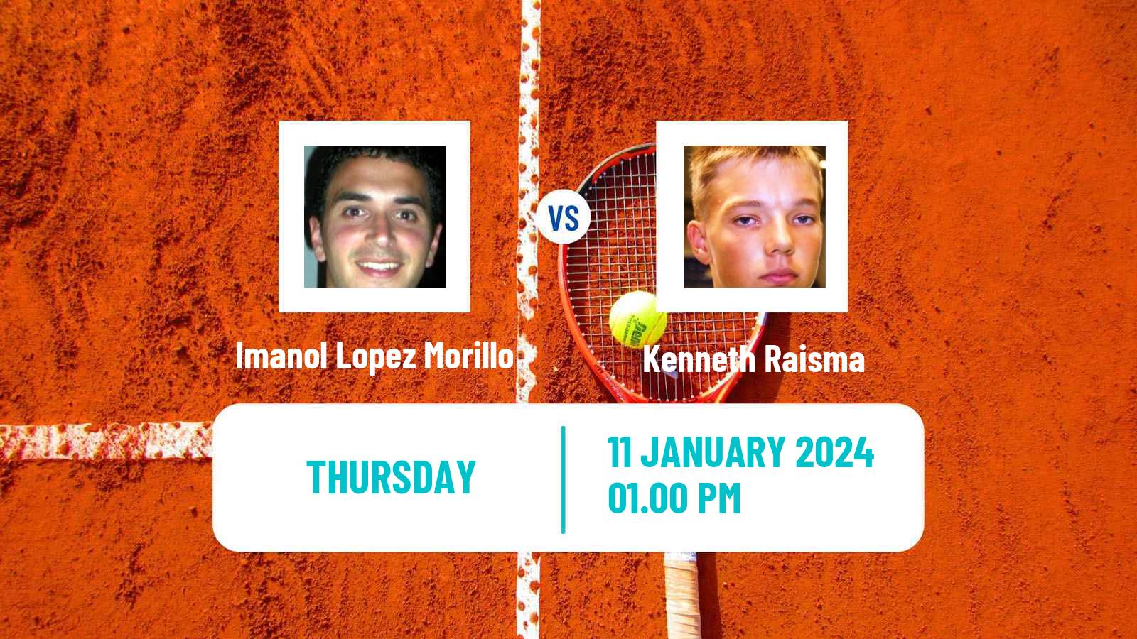 Tennis ITF M15 Manacor Men Imanol Lopez Morillo - Kenneth Raisma