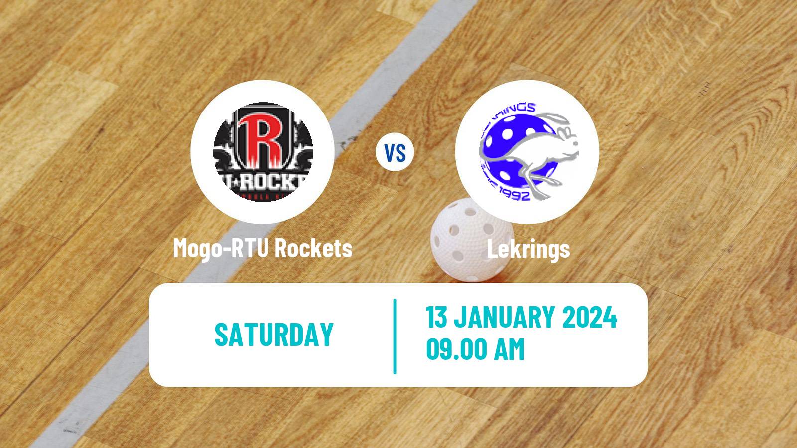 Floorball Latvian Elvi Liga Mogo-RTU Rockets - Lekrings